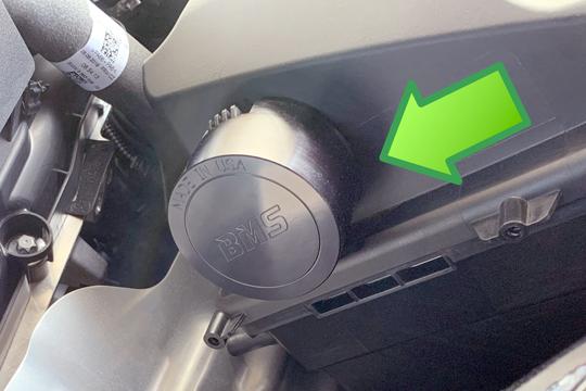 Intake Muffler Delete - Burger Motorsports (BMS) Green Arrrow