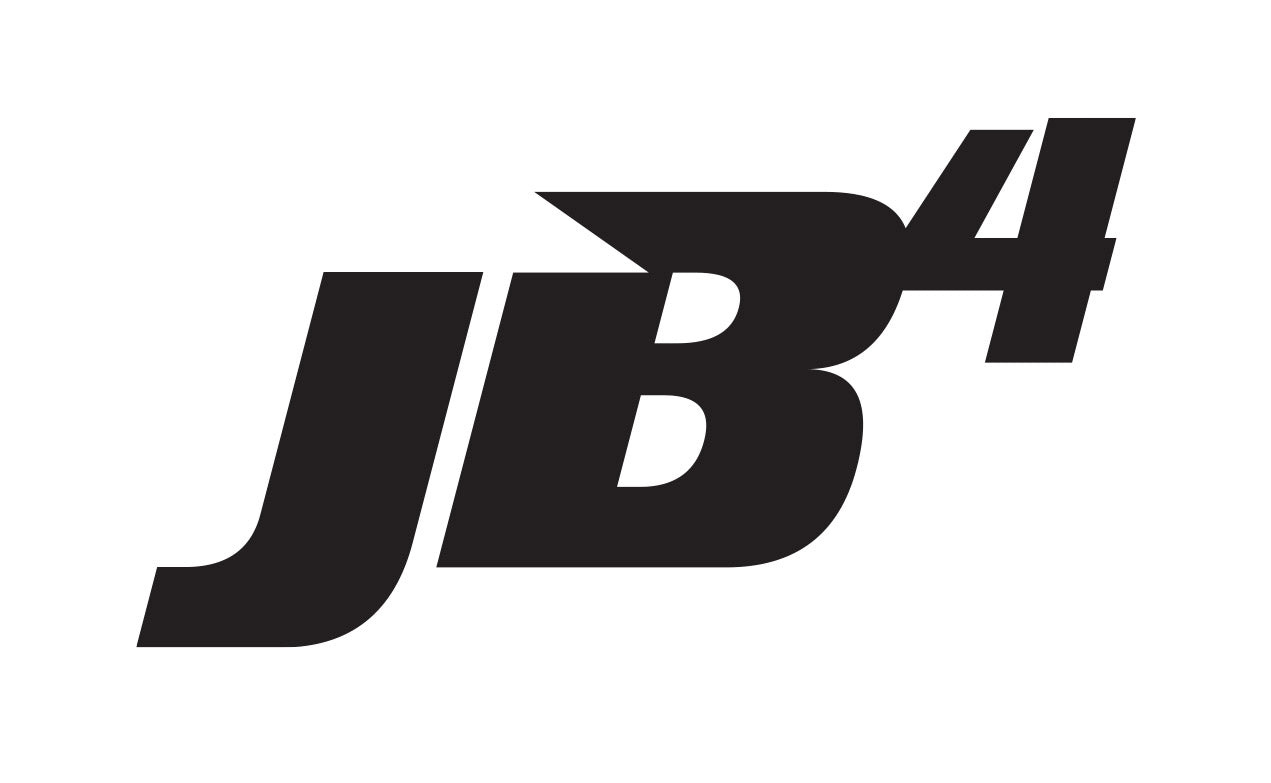 JB4 Logo Stickers  black color view