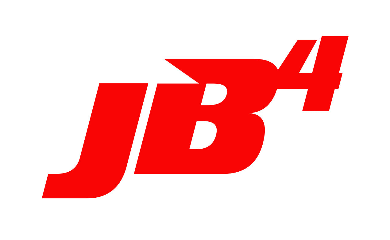 JB4 Logo Stickers black color view