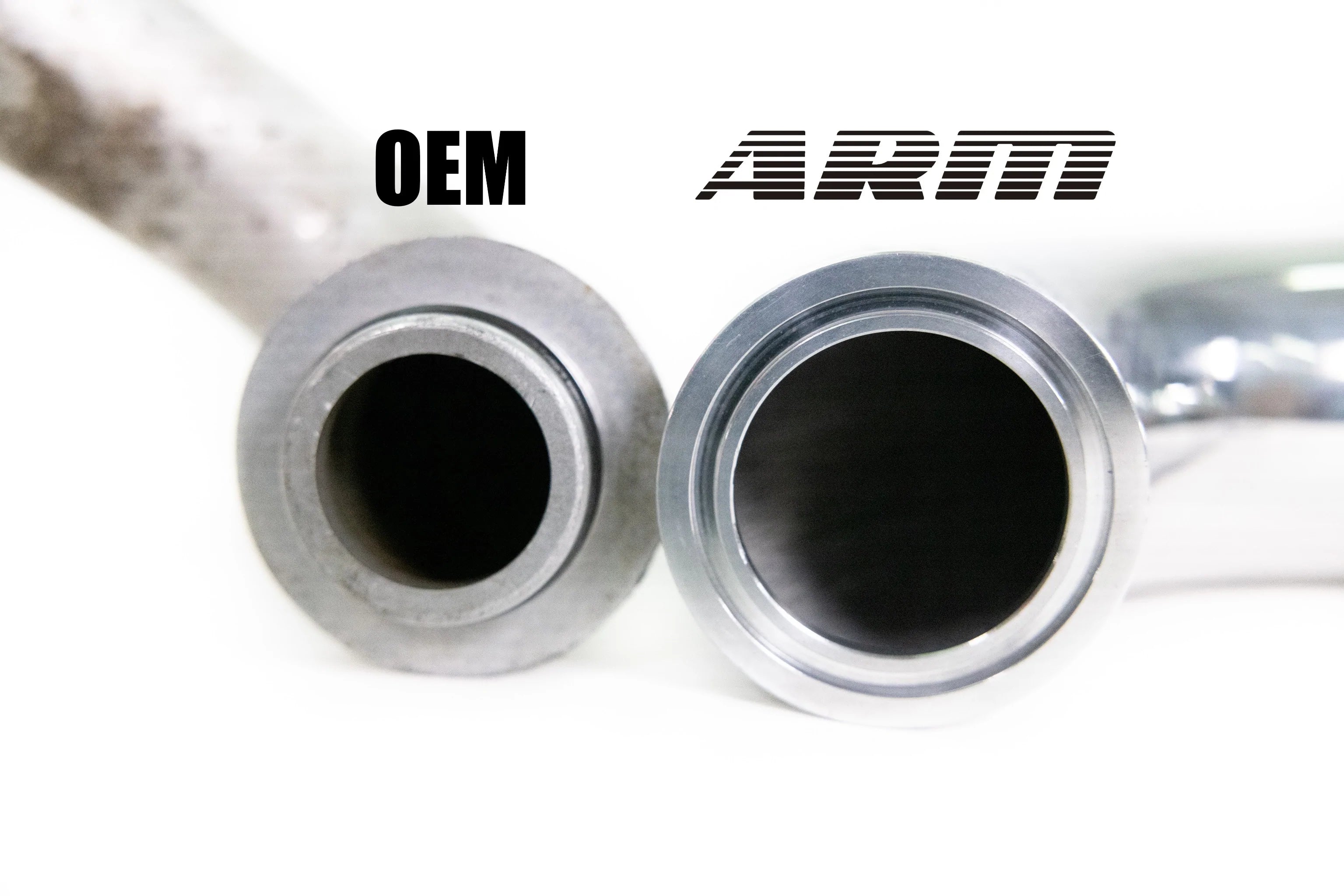 ARM Motorsports N54 Turbo Outlets for BMW, airflow post-turbo