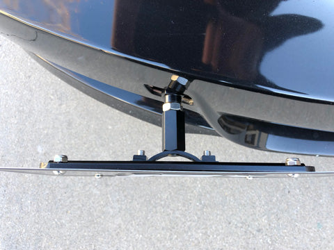 Phoenix Race Tow hook Front License Plate Holder Close view