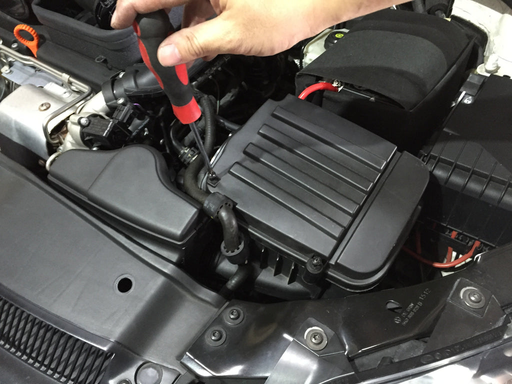 VW Golf Mk6 Single Charge Cold Air Intake System installation 