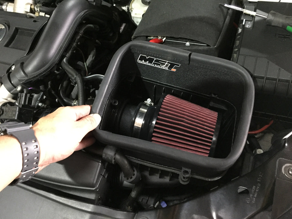 VW Golf Mk6 Single Charge Cold Air Intake System installation 
