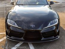 Load image into Gallery viewer, 2019+ Toyota Supra (A90) 1-Piece Valence Carbon Fiber Front Lip
