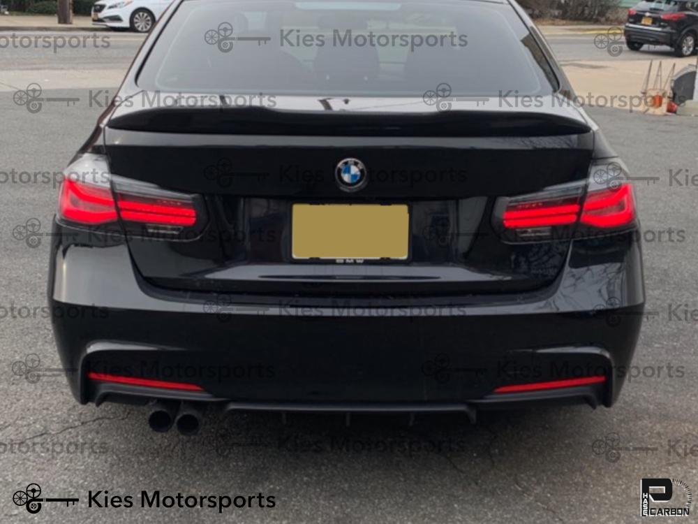 2012-2018 BMW 3 Series (F30 / F31) M Performance Style Rear Diffuser – Kies  Motorsports