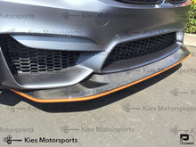 Load image into Gallery viewer, 2014+ BMW F80 M3 / F82 M4 GTS Style Carbon Fiber Front Lip (Adjustable 2 Piece) - Kies Motorsports