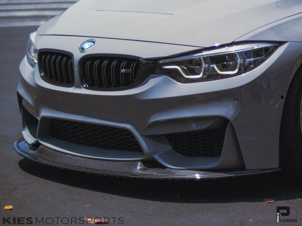2014-2021 BMW M3 (F80) & M4 (F82 / F83) J Type Carbon Fiber Front Lip