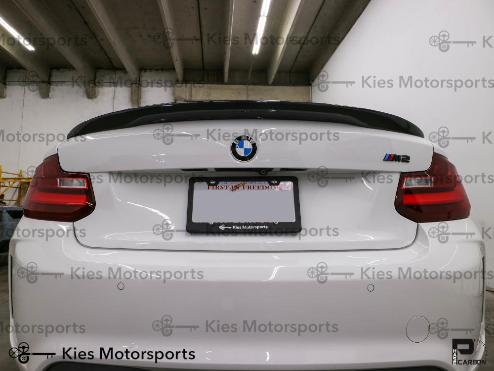 BMW F22 2 Series F87 M2 Carbon Fiber Performance Style Trunk Spoiler - Kies Motorsports