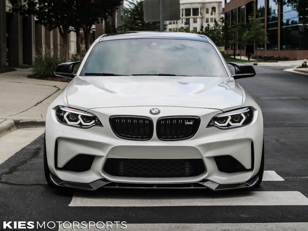 2015-2017 BMW M2 (F87) R Type Carbon Fiber Front Lip