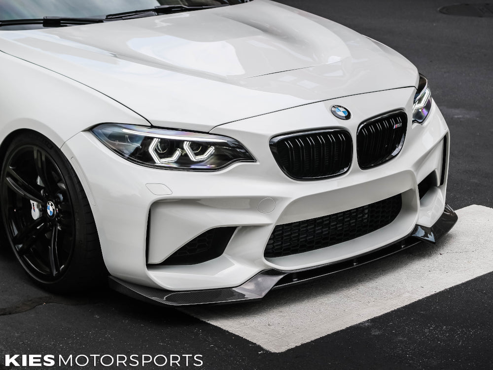 2015-2017 BMW M2 (F87) R Type Carbon Fiber Front Lip