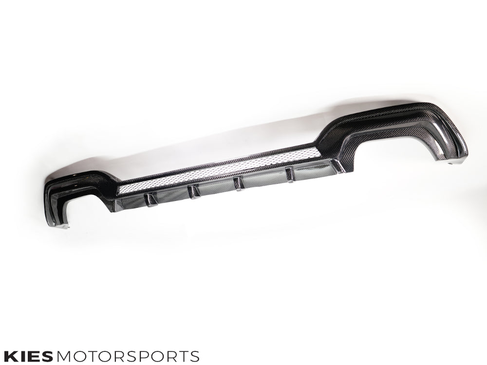 2019-2022 BMW 3 Series (G20) Competition Inspired Carbon Fiber Rear Diffuser