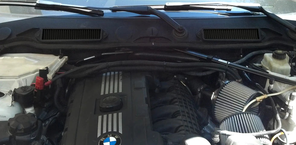 Cowl Filters for BMW E9x E8x & X1 - Burger Motorsports (BMS)