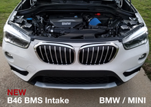 Load image into Gallery viewer, BMS B46/B48 Billet Intake installation in BMW