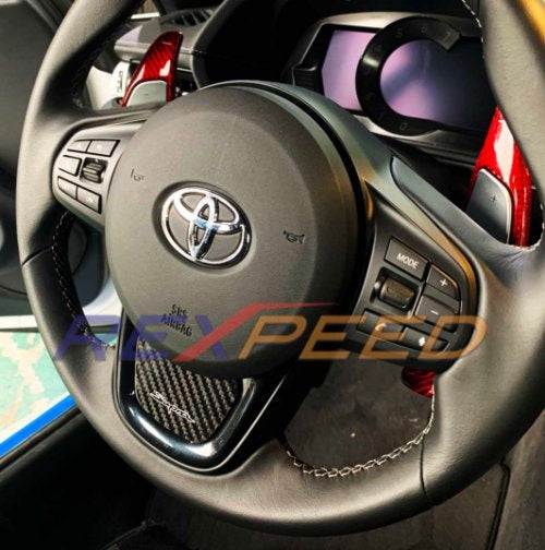 Carbon Fiber Steering Wheel Badge