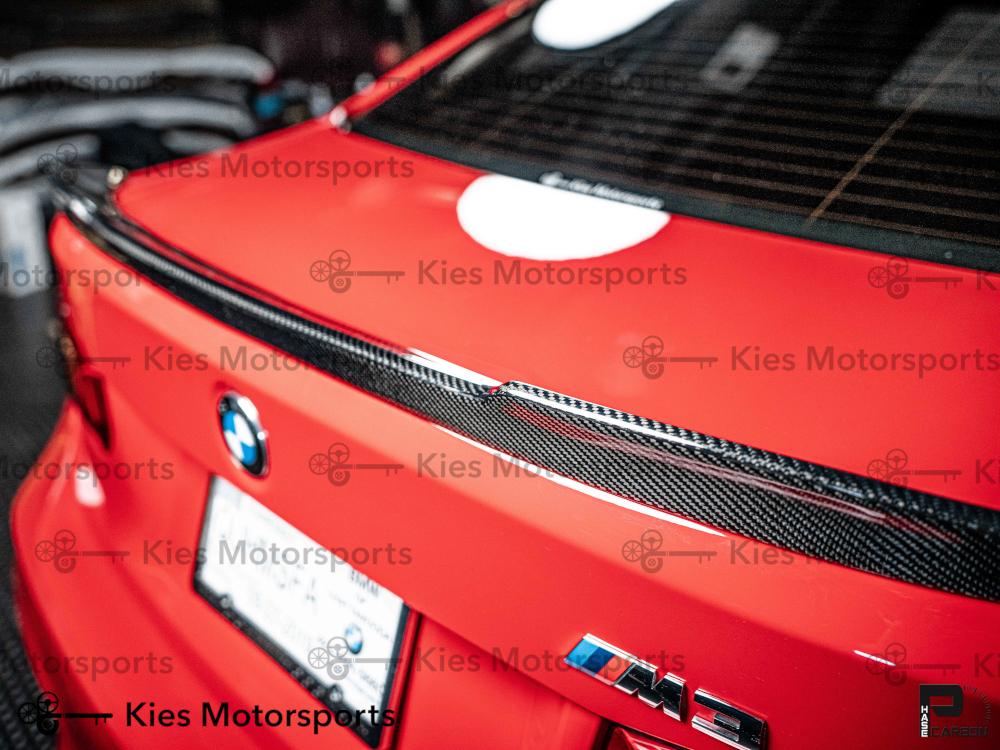 (Pre-Order) 2012-2018 BMW F30 3 Series / 2014+ F80 M3 Carbon Fiber CS Style Trunk Spoiler - Kies Motorsports