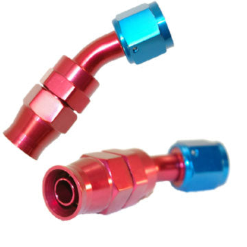 High Performance Stainless Steel Line 30° Adaptor Red