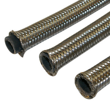 PTFE Braided Stainless Steel Lines, Per Ft.